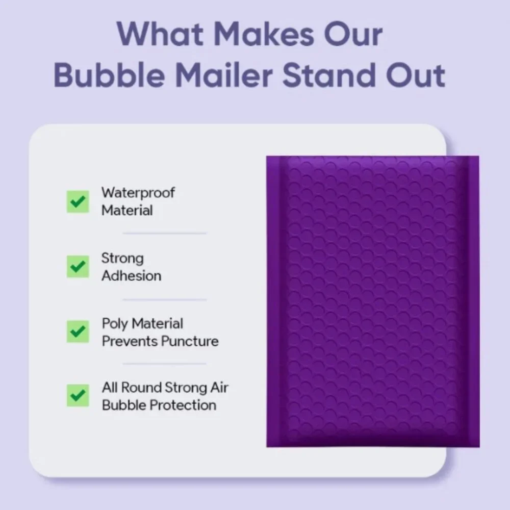 Poly Bubble‎ Mailers Padded Envelopes 25 Mailing Bags 8x12
